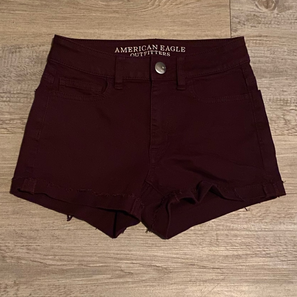 American Eagle HI RISE SHORTIE Shorts Size 00